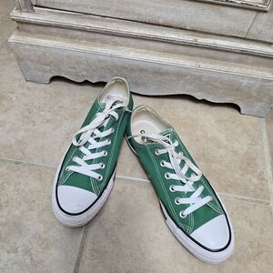Converse All Star Green Canvas Sneakers